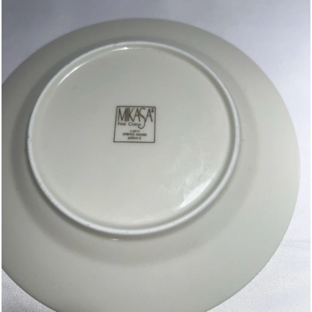 Mikasa‎ Spring Moire Bread & Butter Plate 6